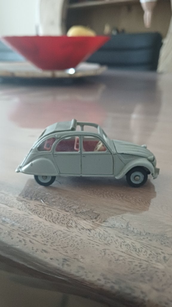 dinky toys 2CV, no.500, Antiek en Kunst, Ophalen of Verzenden
