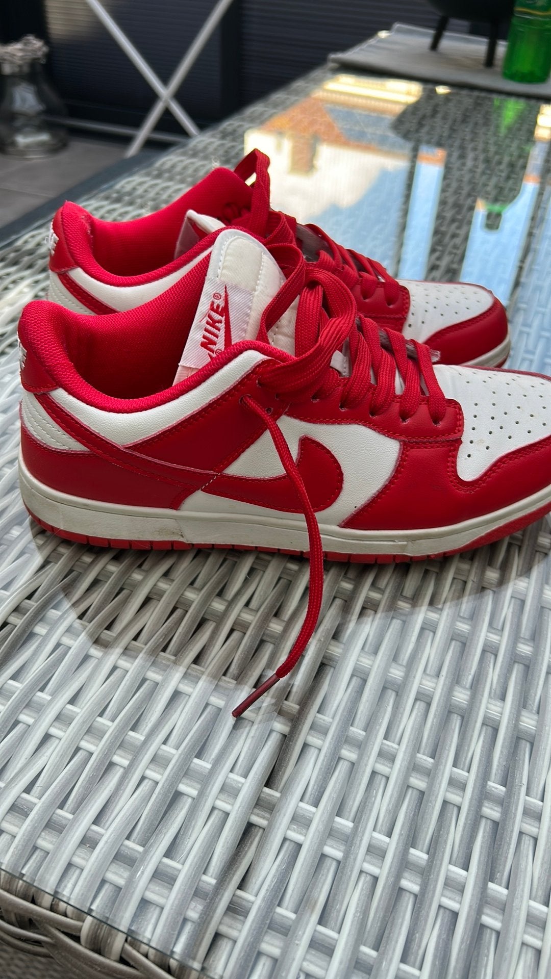 Nike sport schoenen maat 39, Ophalen of Verzenden, Zo goed als nieuw, Rood, Sneakers of Gympen