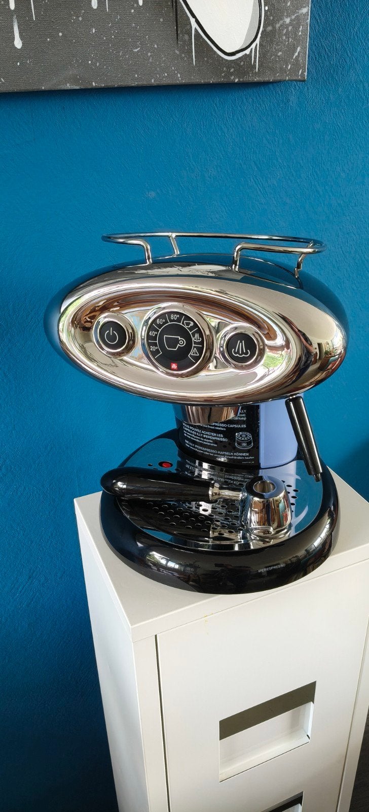 Stijlvolle Illy Francis Francis Espressomachine X7.1, Koffiepads en cups, Espresso apparaat, Ophalen of Verzenden, Zo goed als nieuw