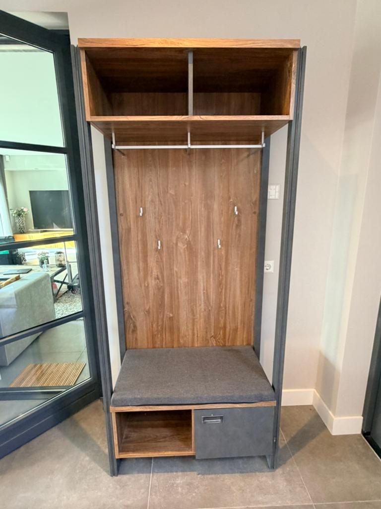 Garderobe schoenenkast, Wandkapstok, 200 cm of meer, Ophalen of Verzenden, Zo goed als nieuw