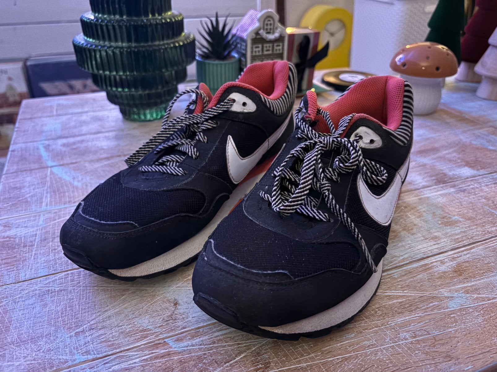 Nike MD Runner 2, Ophalen of Verzenden, Gedragen, Zwart, Sneakers of Gympen