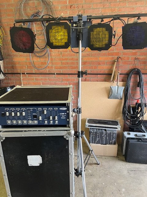 Showtec lichtinstallatie, Ophalen, Gebruikt