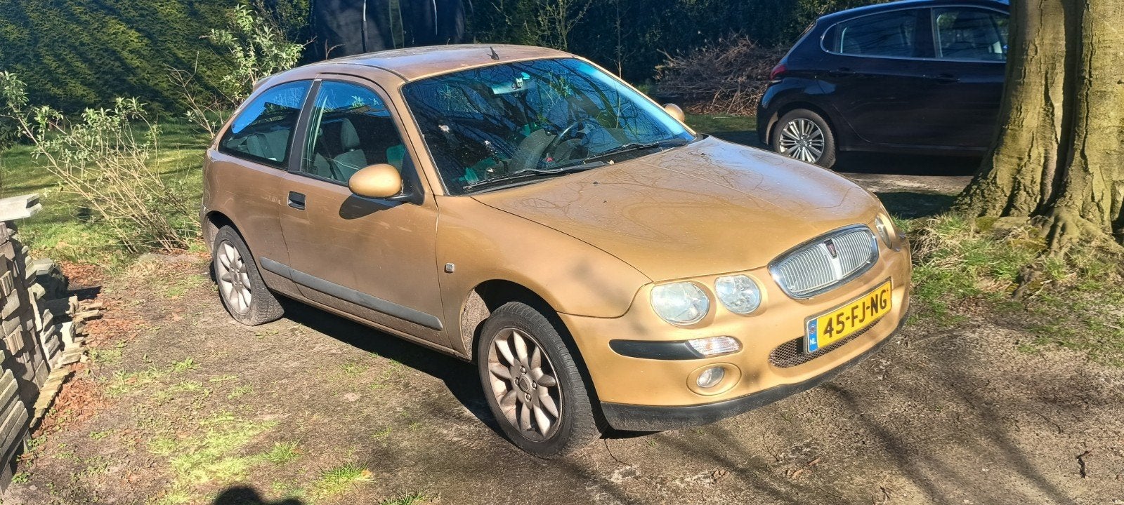 Rover 25 1.6 3DR 2000 Beige (Verkocht), Auto's, Rover, Voorwielaandrijving, 1005 kg, 40 €/maand, Zwart