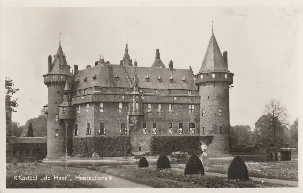 HAARZUILENS Kasteel De Haar 1951, Verzenden, 1940 tot 1960, Gelopen, Utrecht