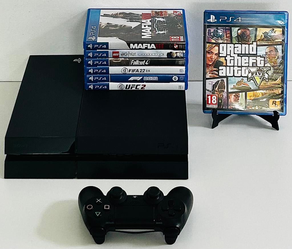 | PlayStation 4 | 500 GB | Games |, Ophalen of Verzenden, Zo goed als nieuw, Met 1 controller, Original