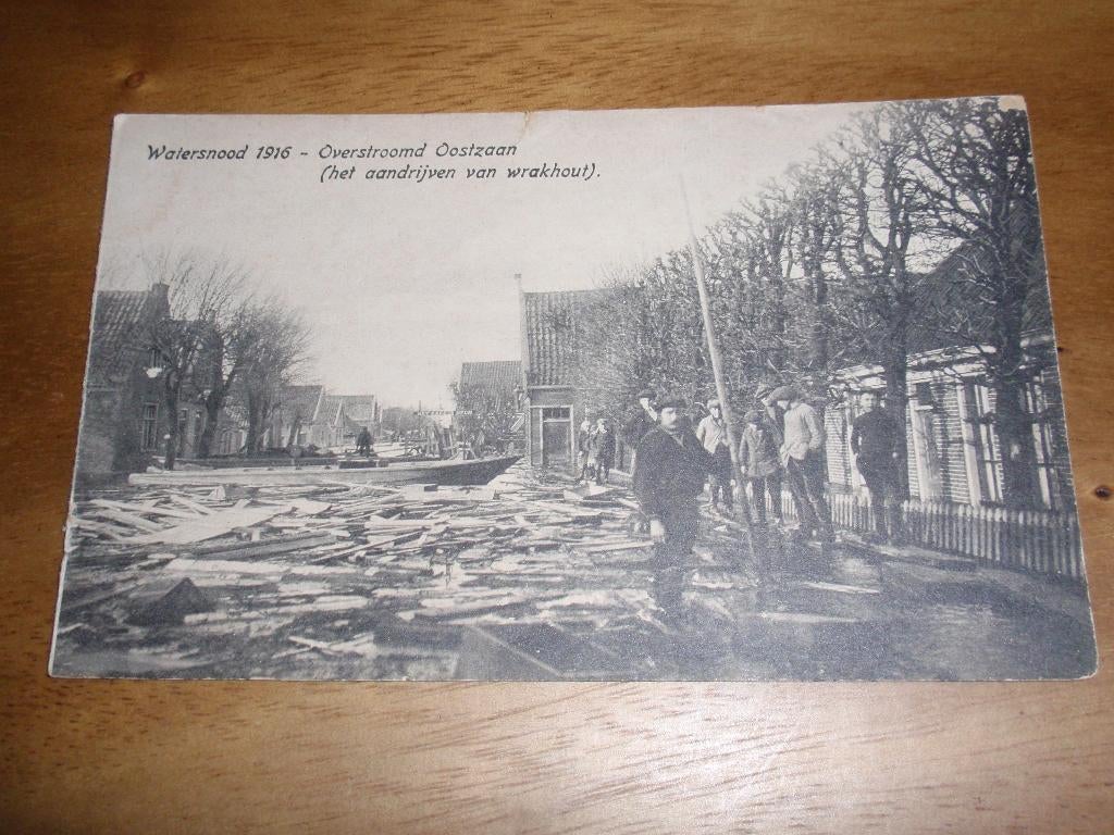 ( Gebreken ) Oostzaan Watersnood Wrakhout Overstroming, Verzenden, Voor 1920, Ongelopen, Noord-Holland