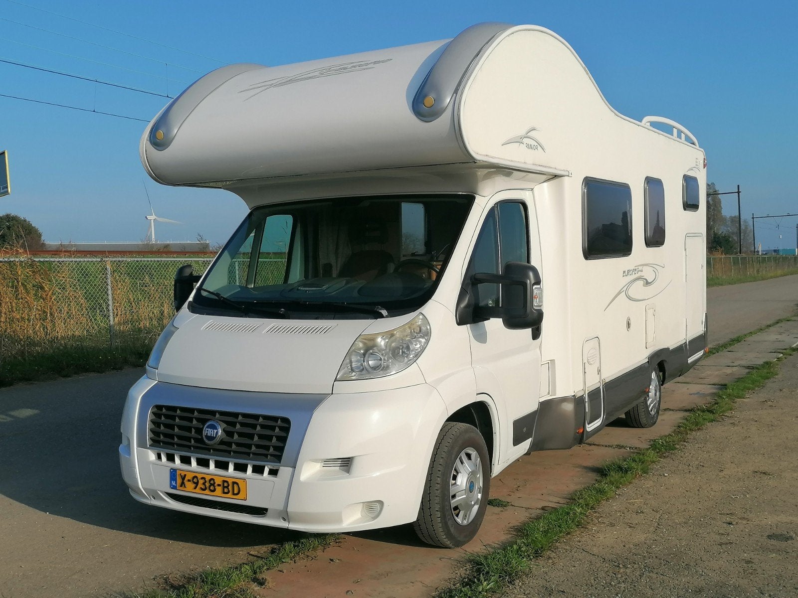 2007 Fiat Ducato Rimor Europeo Alkoof XXL, Bedrijf, Half-integraal