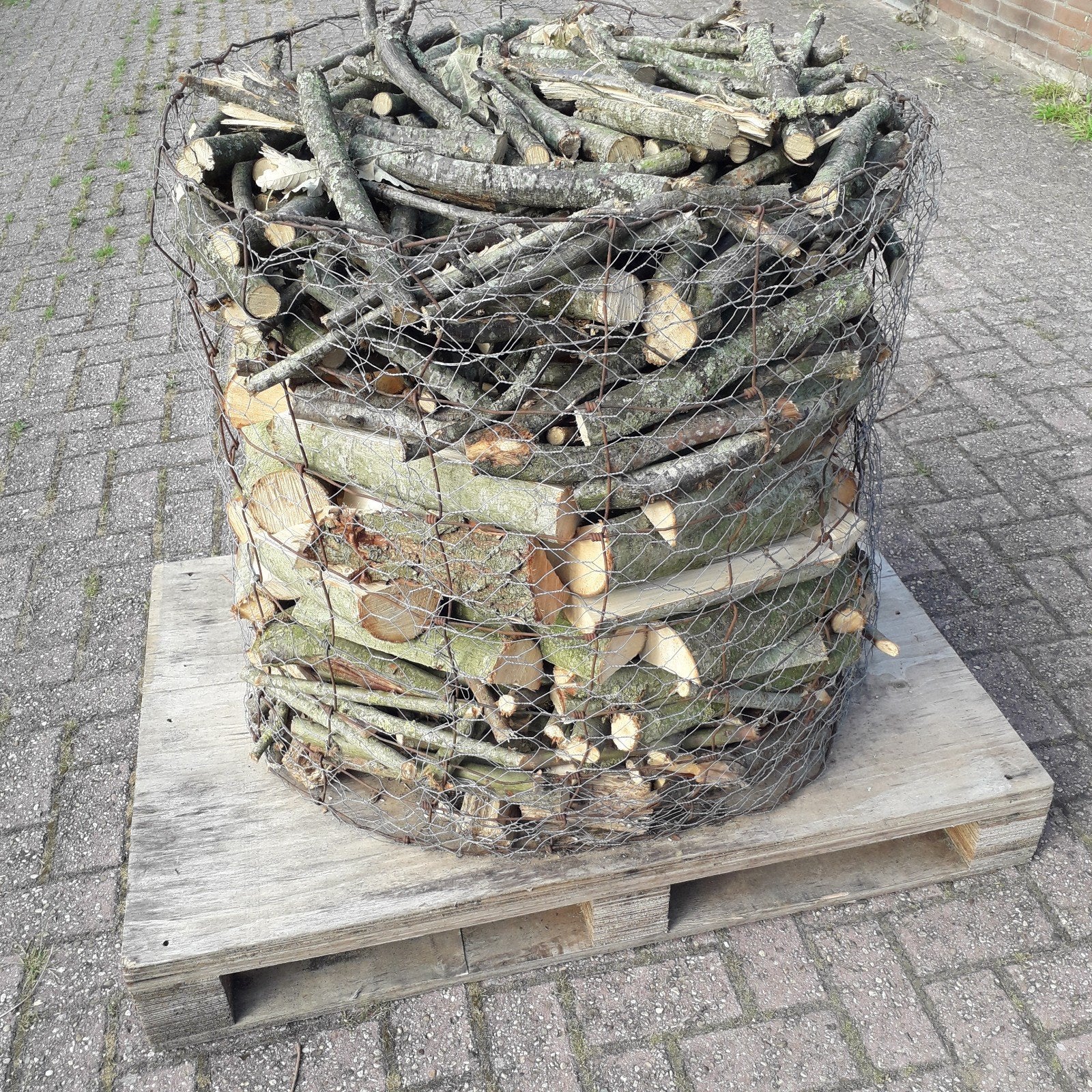 Vers gezaagd en gekloofd eikenhout en wilgenhout, Minder dan 3 m³, Ophalen, Essenhout, Blokken