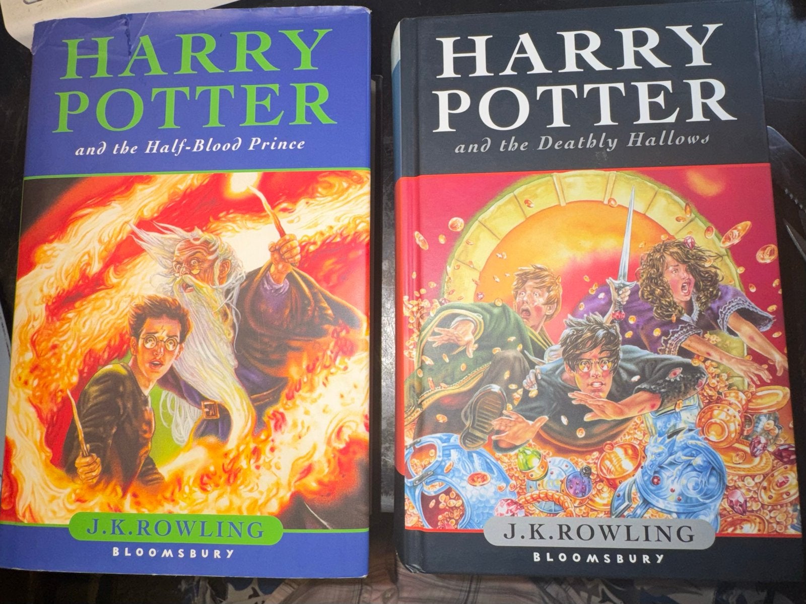 Harry Potter en de Halfbloed Prins & De Relieken van de Dood, Ophalen of Verzenden, Gelezen