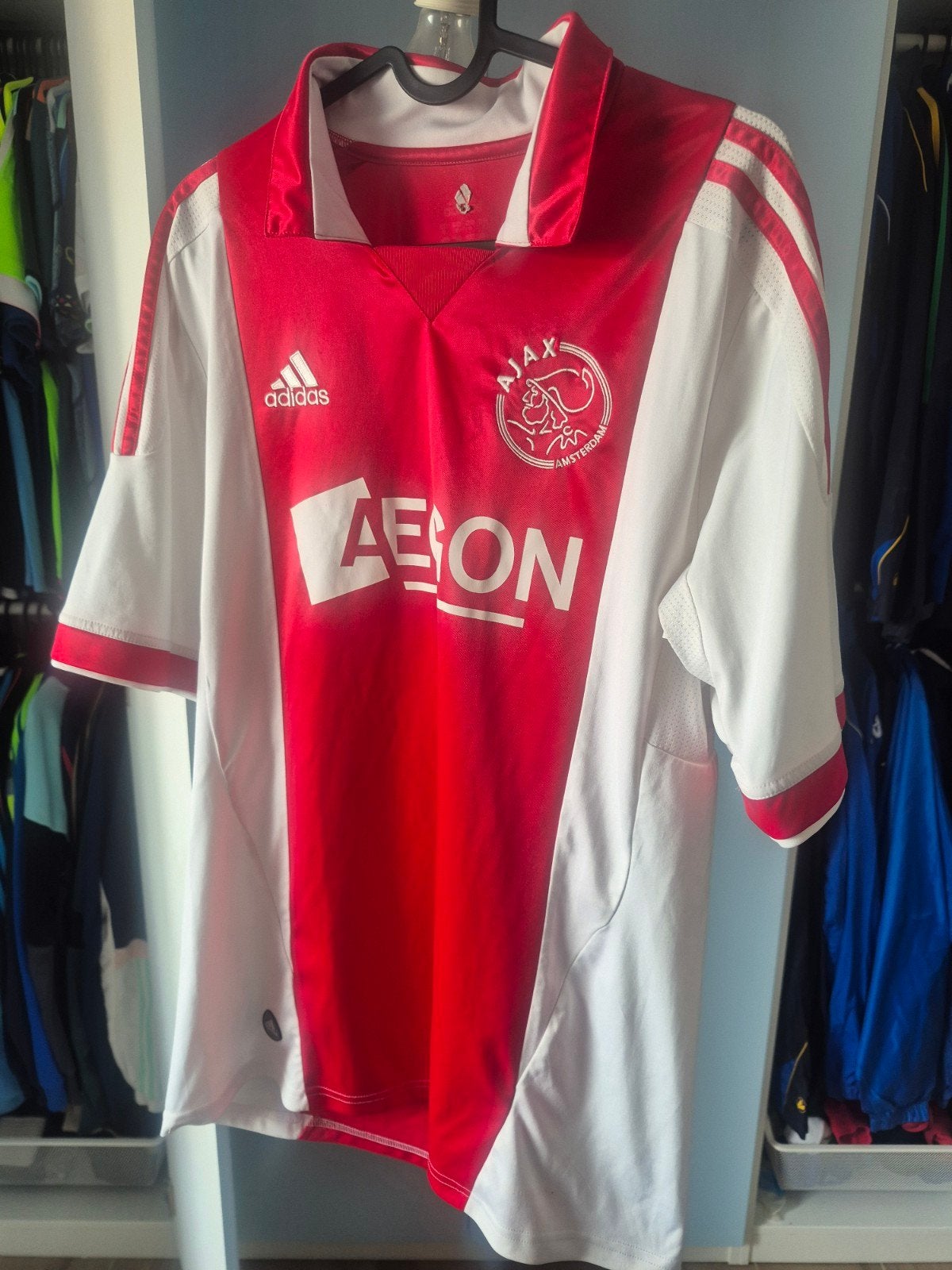 Ajax adidas thuisshirt 2011/2012 – Medium, Maat M, Ophalen of Verzenden, Gebruikt, Shirt