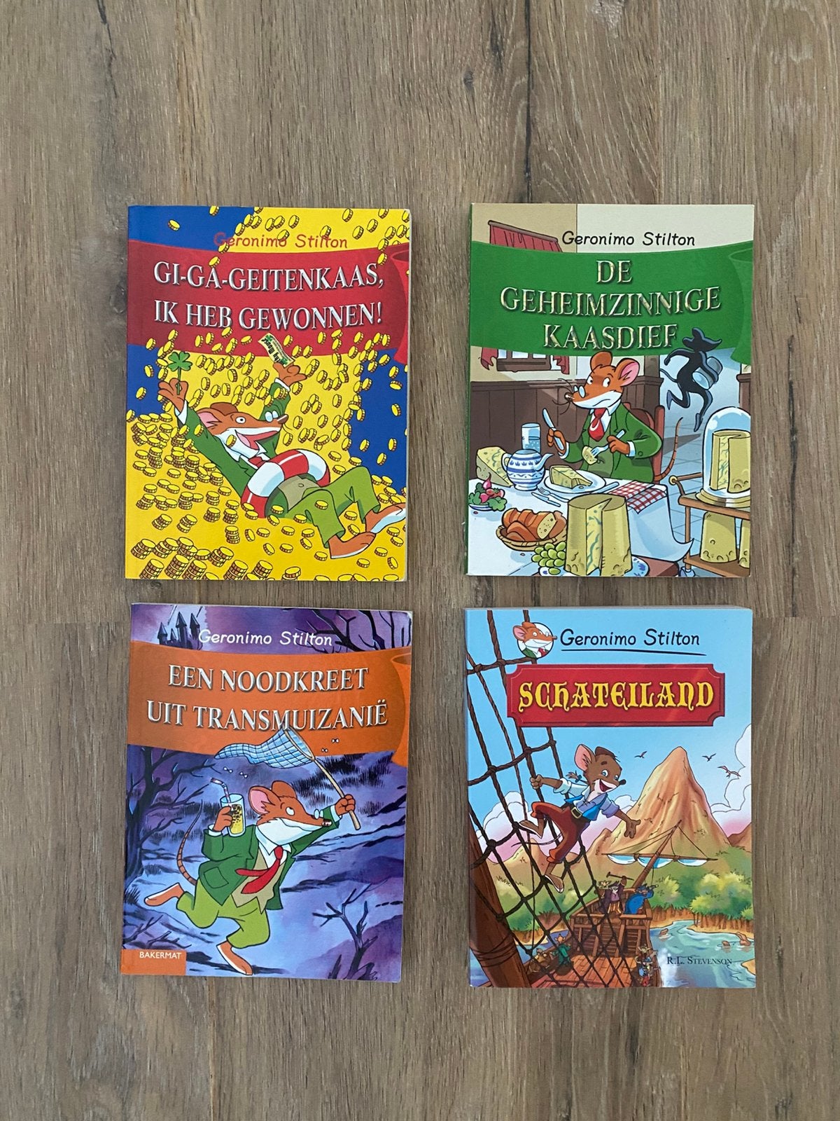 Boeken Geronimo Stilton (€5,- per stuk), Ophalen of Verzenden, Gelezen