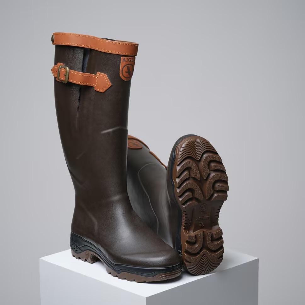 Aigle Parcours 2 Signature laarzen maat 40, Kleding | Heren, Schoenen, Nieuw, Regenlaarzen, Bruin, Ophalen of Verzenden
