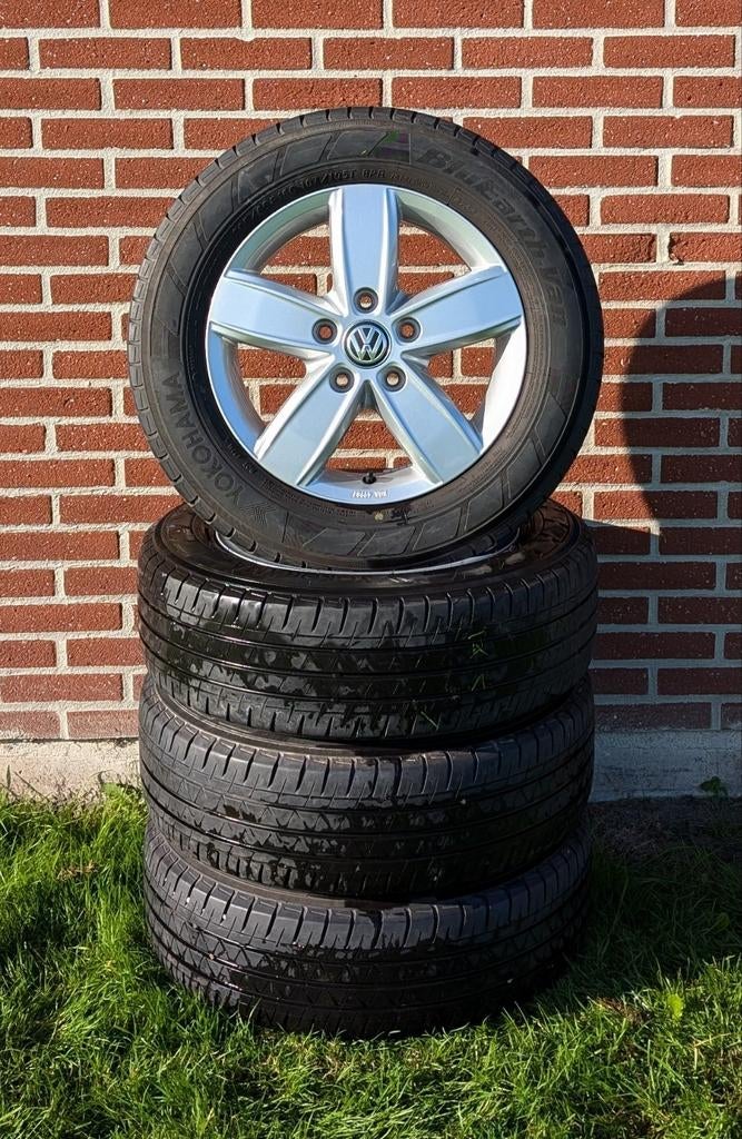 🌞 Volkswagen Transporter T5 T6 T6.1 Carevelle / Multivan, 16 inch, Banden en Velgen, Zomerbanden, Bestelwagen