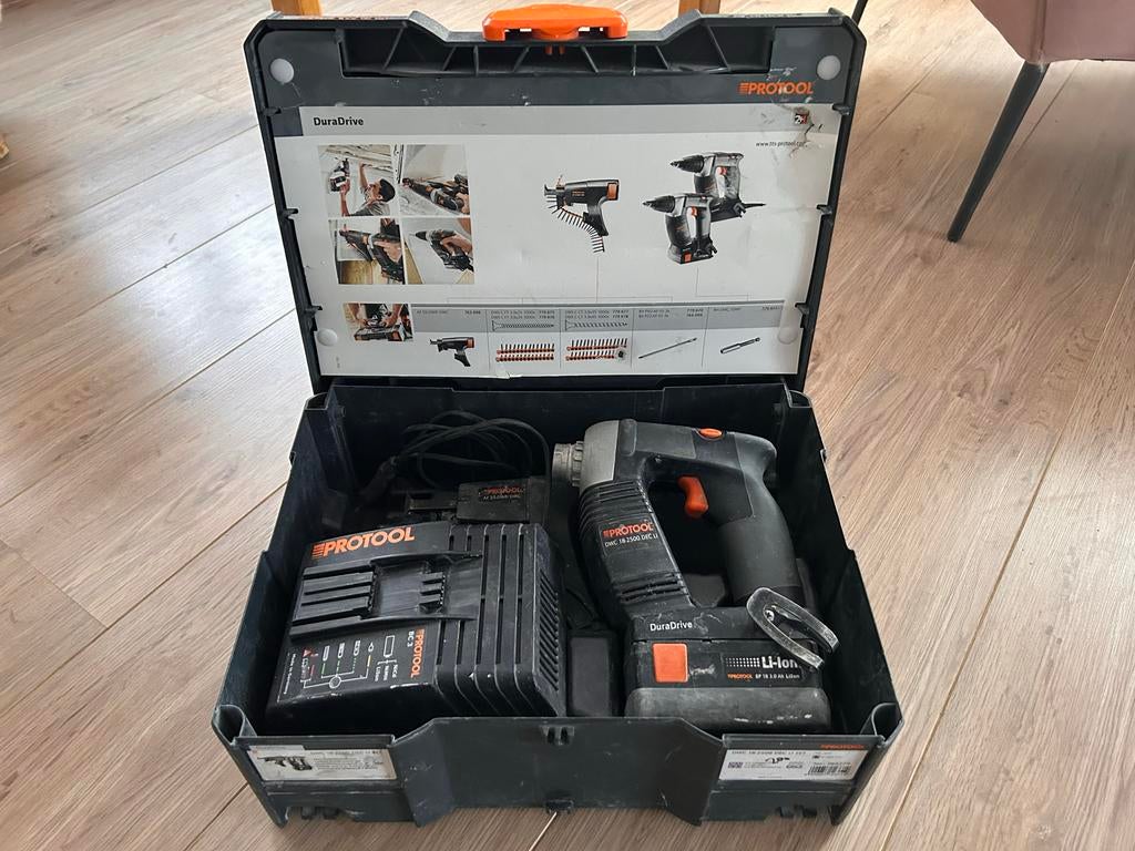 Protool (Festool) DWC 18-2500 Schroefmachine, Gebruikt, Variabele snelheid, Ophalen of Verzenden, Boor- en Schroefmachine