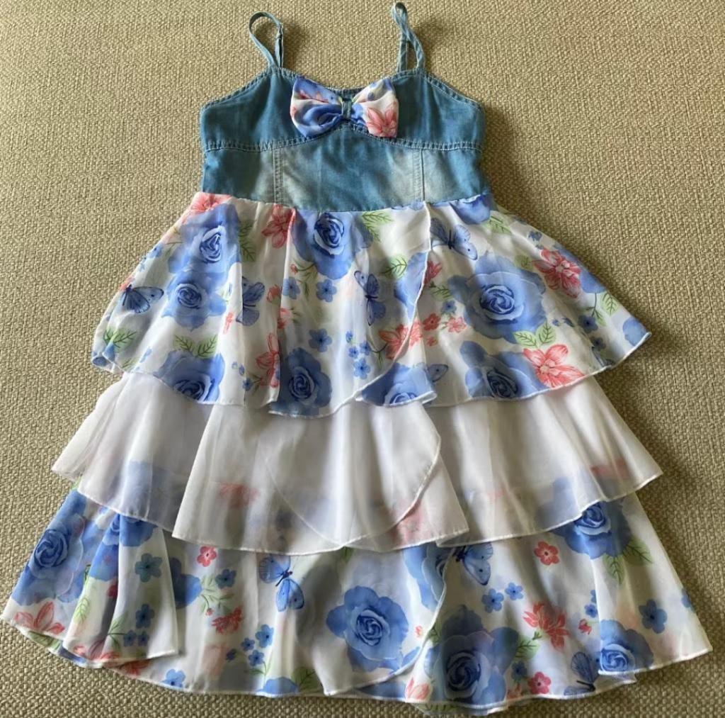 Pink Rabbit setje zomer jurk + legging 134 / 140, Kinderen en Baby's, Kinderkleding | Maat 134, Gebruikt, Meisje, Setje, Ophalen of Verzenden