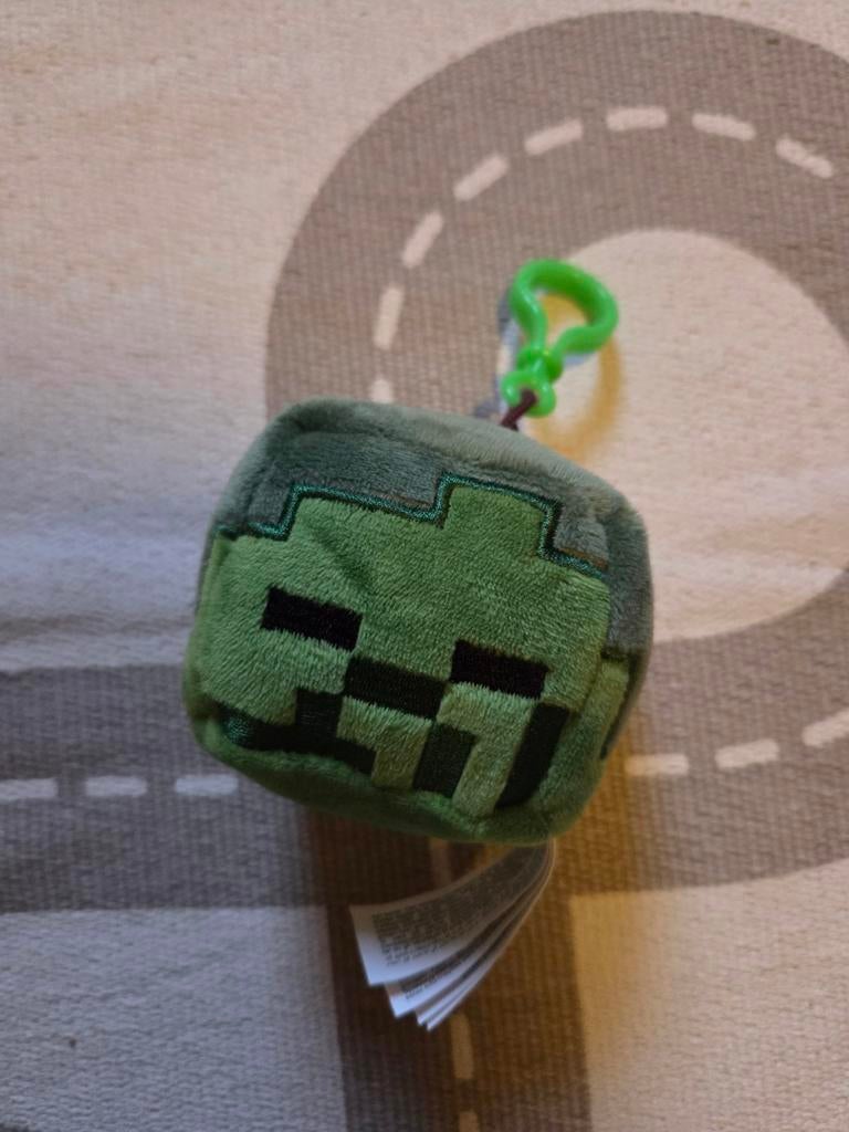 Nieuwe minecraft creeper pluche sleutelhanger. Perfect voor, Ophalen of Verzenden, Nieuw, Overige typen