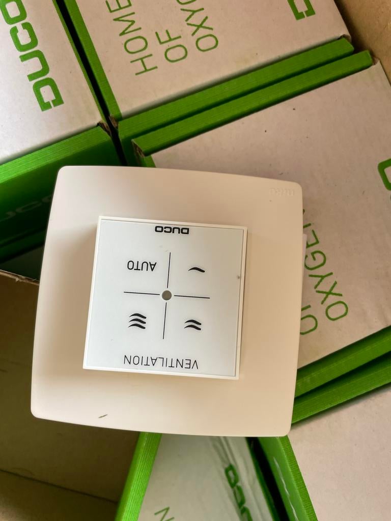Duco rf bedienings schakelaar batterij wit, Ophalen of Verzenden, Nieuw, Ventilator en Afzuiger