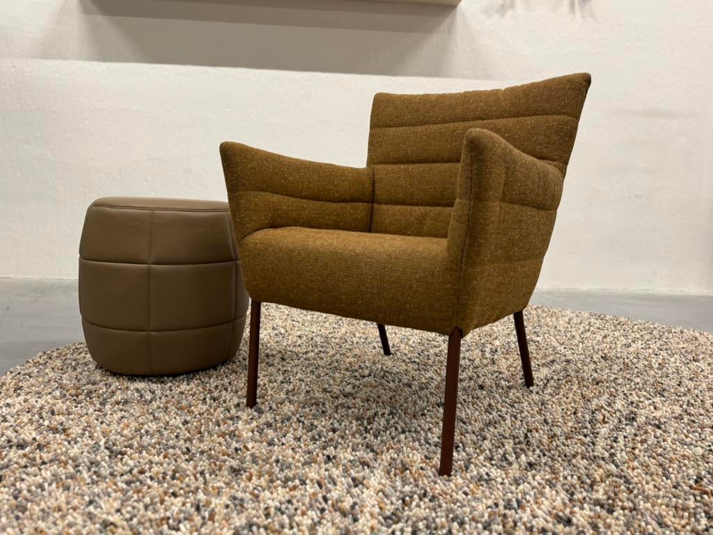 Nieuw Label Vandenberg Cocoon Fauteuil Berbero Stof Stoel, Nieuw, 75 tot 100 cm, Stof, Label van den Berg