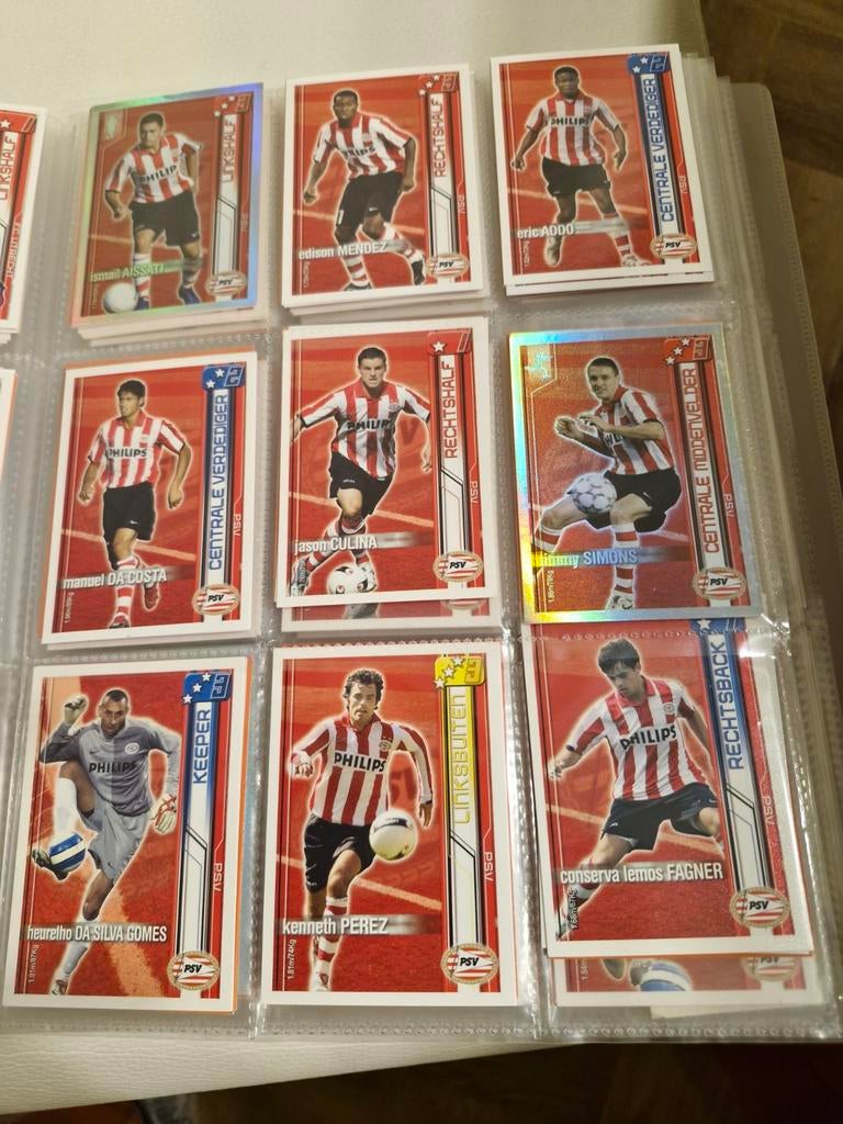All Stars Trading Cards 2007-2008 PSV, Ophalen of Verzenden, Gebruikt, Stickers en Plaatjes