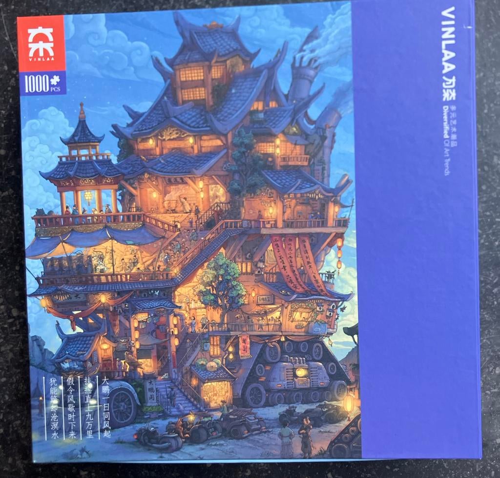 Vinlaa puzzel 1000, Ophalen, 500 t/m 1500 stukjes, Zo goed als nieuw
