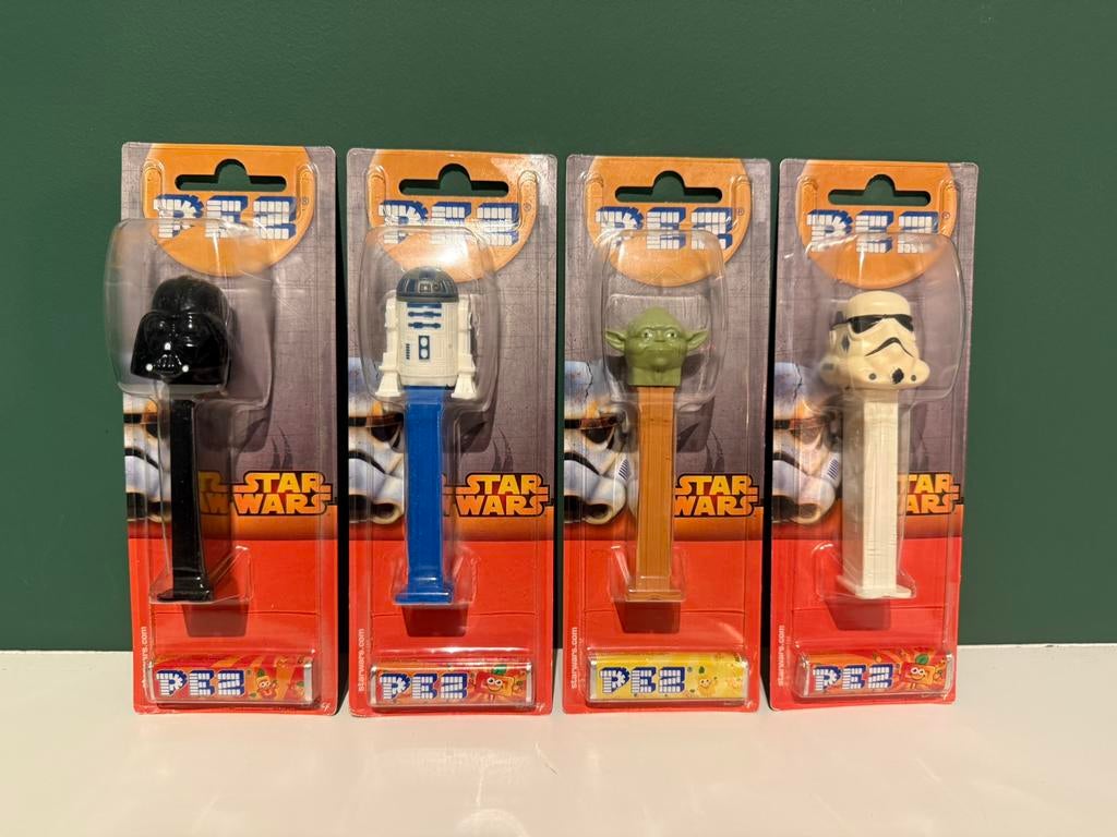 StarWars Pez x4, Verzamelen, Star Wars, Ophalen of Verzenden, Zo goed als nieuw, Actiefiguurtje