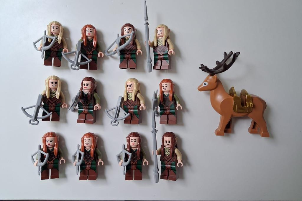 12 Elfs - The Hobbit, Verzamelen, Lord of the Rings, Ophalen of Verzenden, Zo goed als nieuw, Actiefiguurtje