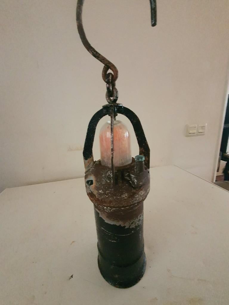 German WWII Luftwaffe Panzerhandlampe Panzer Lamp, Ophalen of Verzenden, Luchtmacht, Duitsland, Overige typen