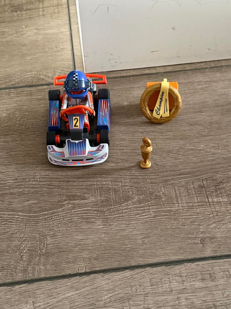 Playmobil autocoureur ZGAN, Ophalen of Verzenden, Zo goed als nieuw