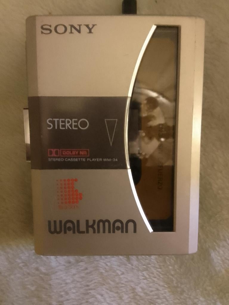 Sony Walkman WM-34 Cassettespeler, Audio, Tv en Foto, Walkmans, Discmans en Minidiscspelers, Ophalen of Verzenden, Walkman