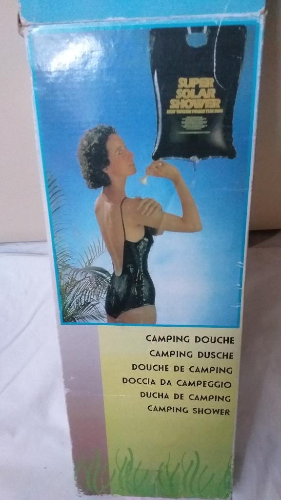 Super Solar Camping Douche. Zak maat 45 x 40 cm., Caravans en Kamperen, Kampeeraccessoires, Ophalen of Verzenden, Nieuw