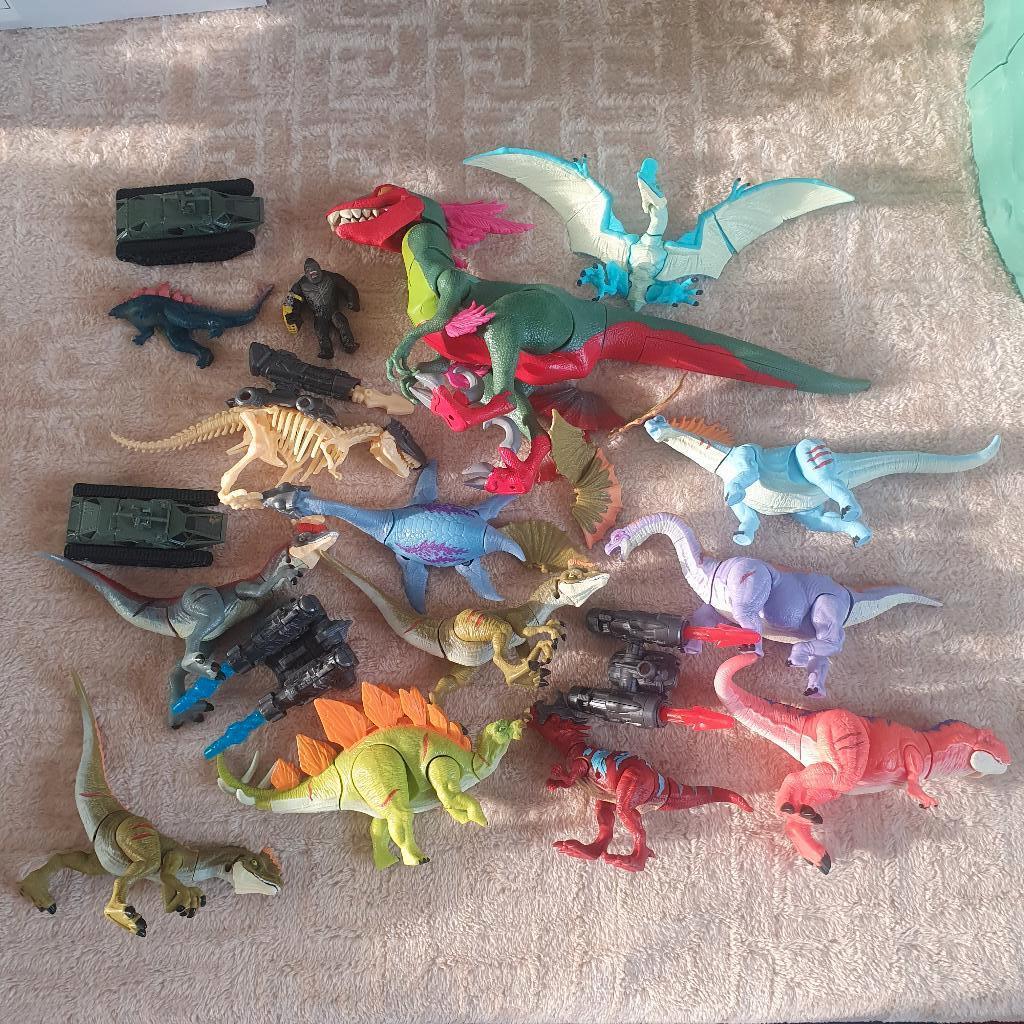 Jurassic world park dinosaurus figures, Ophalen of Verzenden, Gebruikt