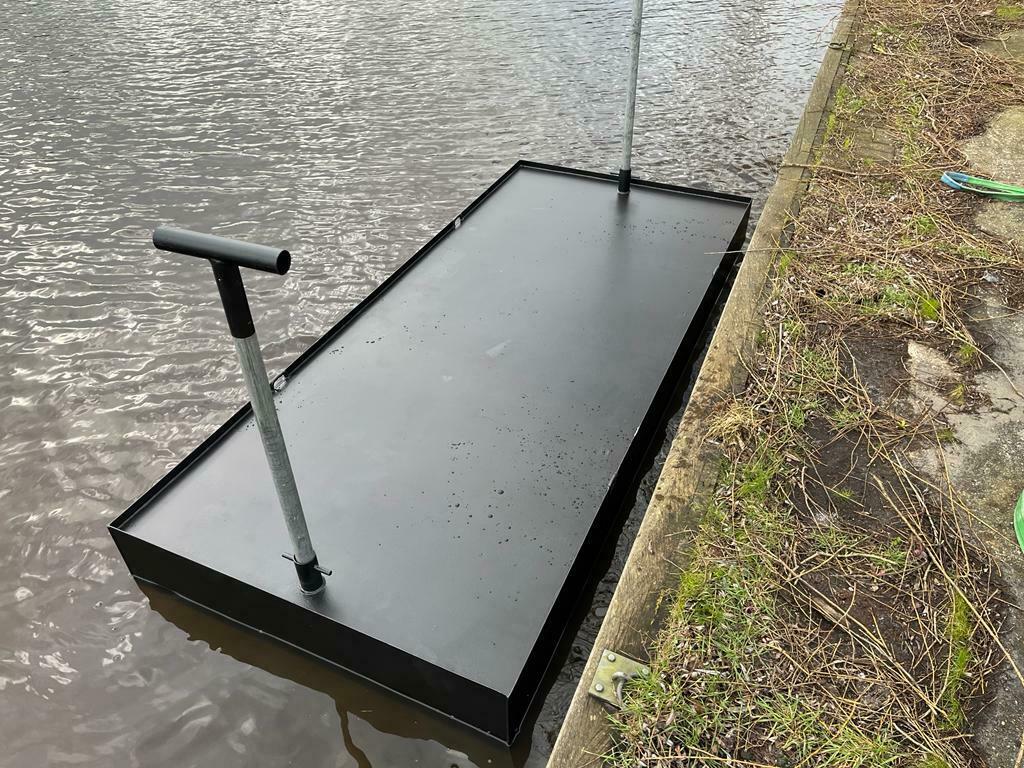 ponton damwand koppelpontons werkponton werkvlot ladingsbak, Watersport en Boten, Ophalen of Verzenden, Ponton