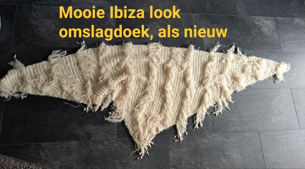 Ibiza Style Omslagdoek - Zo Goed Als Nieuw!, Overige typen, Beige, Ophalen of Verzenden, Onbekend