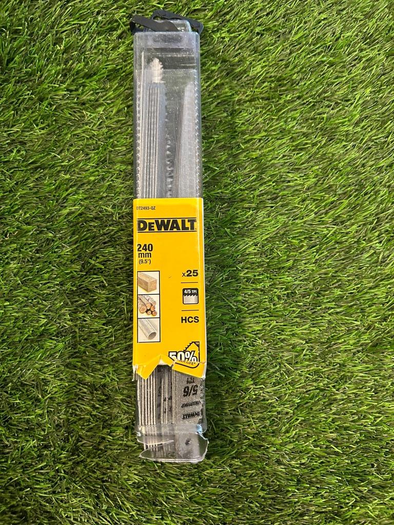 DeWalt zaagbladen 240mm 4/5TPI DT2493-QZ, Verzenden, Nieuw