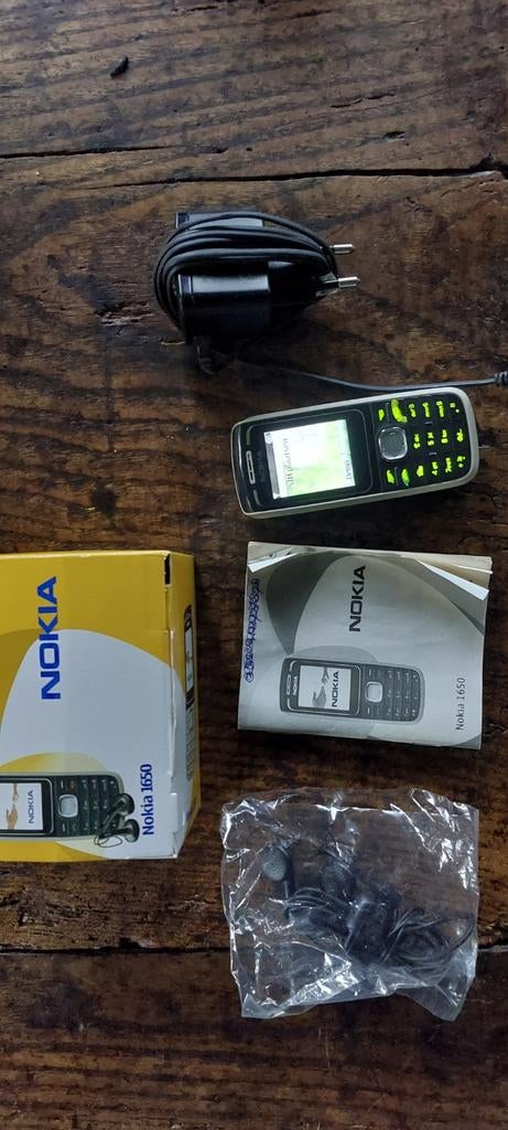 Nokia 1650 - Klassieke GSM, Gebruikt, Geen camera, Zwart, Fysiek toetsenbord