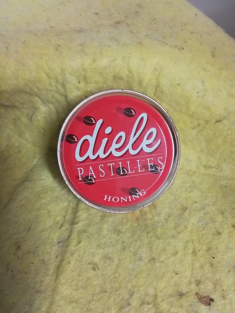 24762) mooi blikje DIELE pastilles, Ophalen of Verzenden, Zo goed als nieuw, Overige