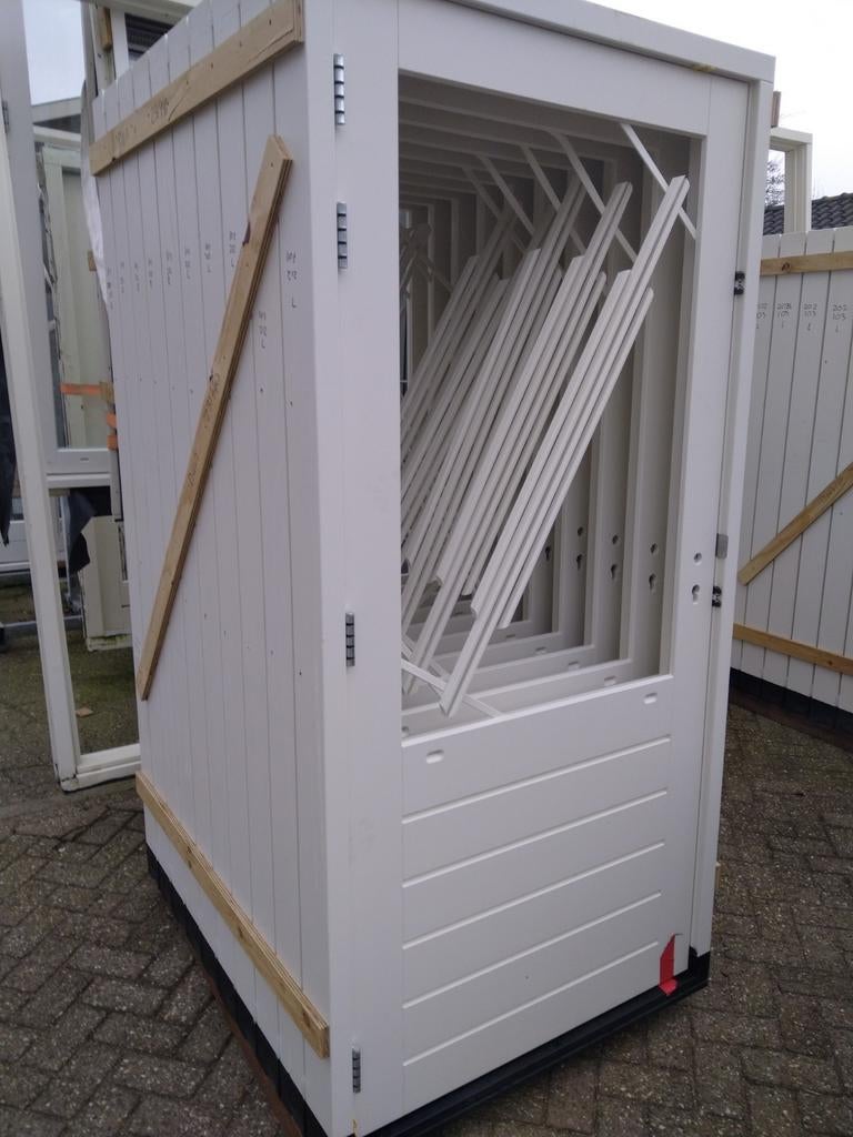 Kozijn met achterdeur, Doe-het-zelf en Verbouw, Deuren en Horren, Ophalen, 80 tot 100 cm, 215 cm of meer, Nieuw