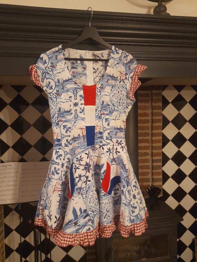 Boerin / halland dames maat 40/42, Kleding | Dames, Carnavalskleding en Feestkleding, Ophalen, Zo goed als nieuw, Maat 38/40 (M)