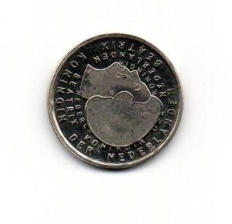 Gulden 2001, Postzegels en Munten, Ophalen of Verzenden, Koningin Beatrix, 1 gulden, Losse munt