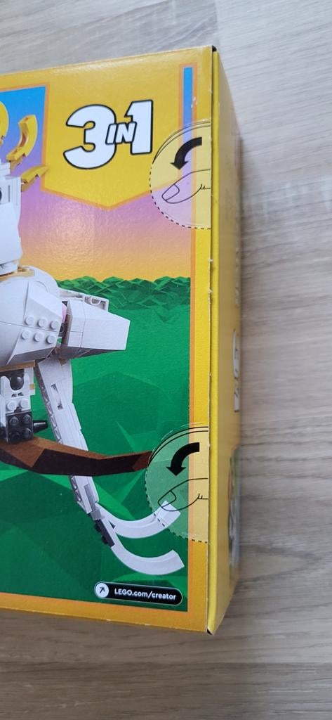 LEGO Creator 31133 Wit Konijn - Nieuw!, Ophalen of Verzenden, Nieuw, Complete set, Lego