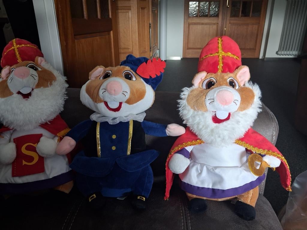 3 SINTERKLAAS HAMSTERS, Verzamelen, Supermarktacties, Albert Heijn, Ophalen of Verzenden