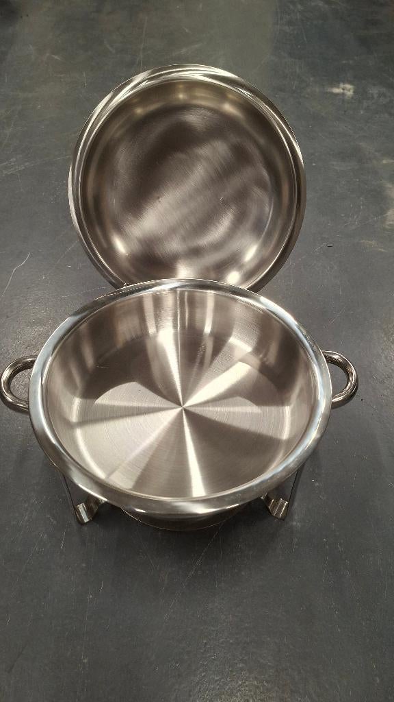 TGFF au bain marie bak 30cm met gel RVS Warmhoudbak., ., Nieuw, Ophalen of Verzenden, .