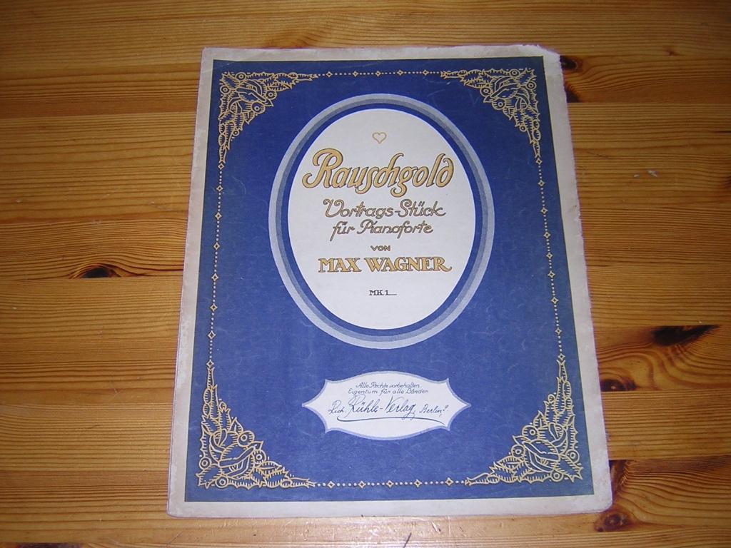 Max wagner - rauschgold, Gebruikt, Ophalen of Verzenden, Artiest of Componist, Piano