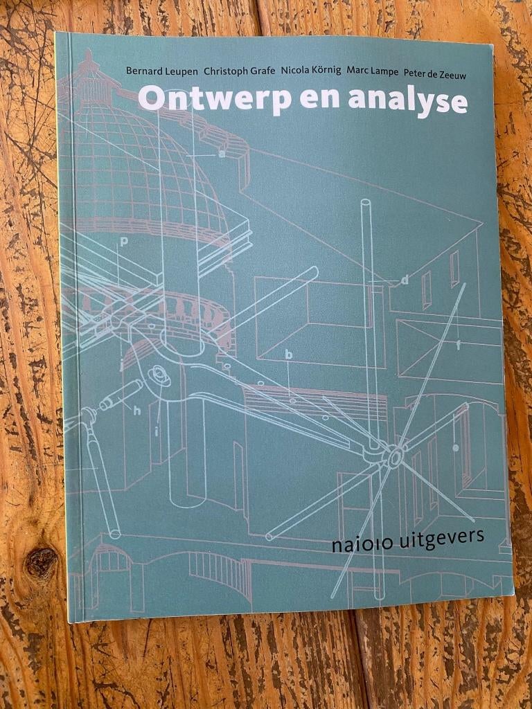 studieboek bouwkunde  ontwerp en analyse, Boeken, Ophalen of Verzenden, Zo goed als nieuw, Architecten