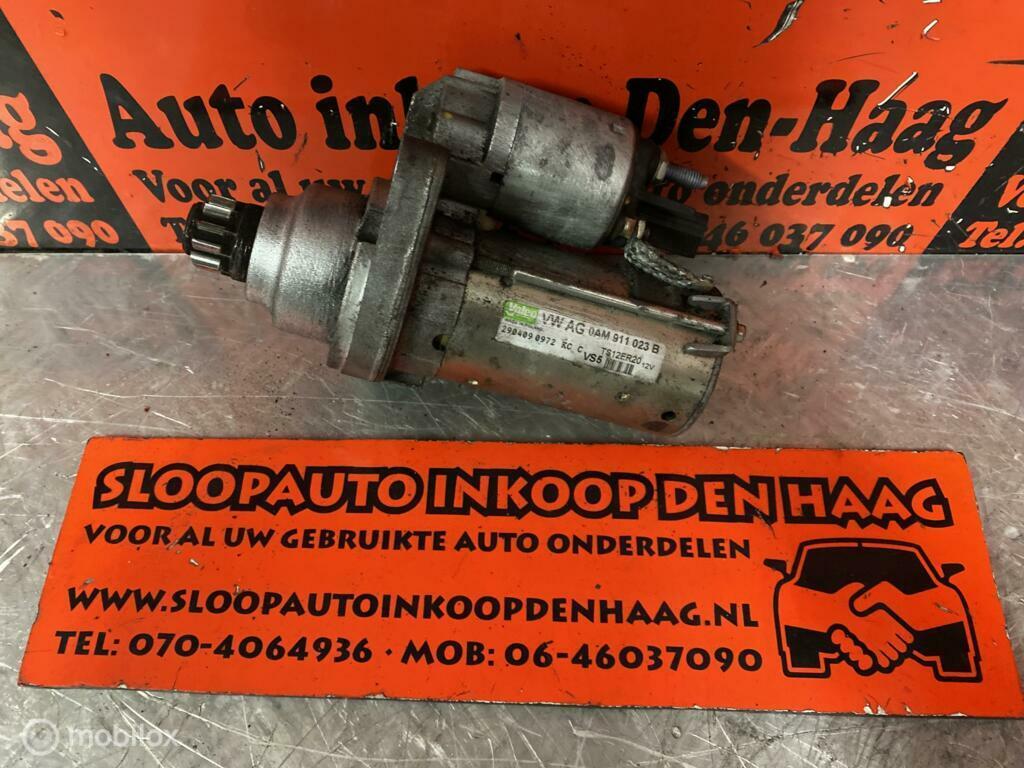 VW Golf 6 Seat Audi ('08-15) 1.4 TSI Startmotor - 0AM911023B, Ophalen of Verzenden, Gebruikt