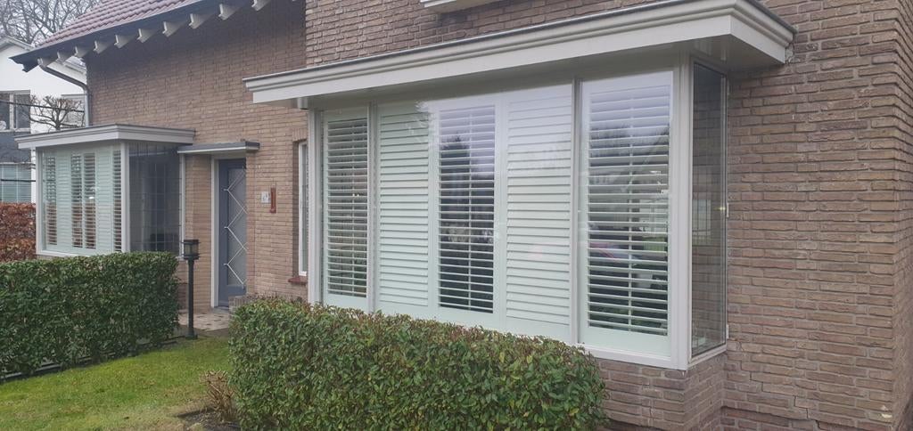 Shutters nu nog 3 stuks., Ophalen, Wit, Minder dan 100 cm, Minder dan 100 cm