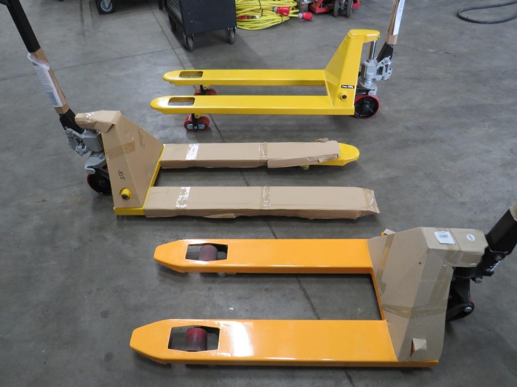 palletwagen pompwagen handpalletwagen lang en kort model, Ophalen, Mammuth.com, Nieuw, Zandhaarweg
