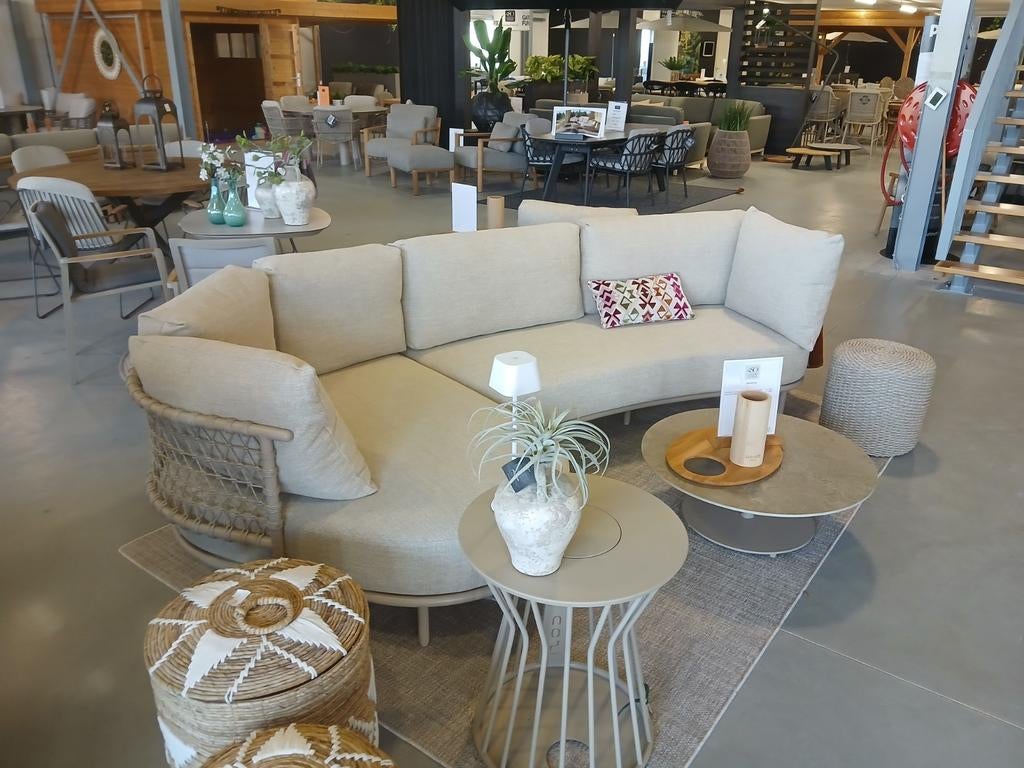 Luxe Sardinia Bank 4Seasons - Direct Leverbaar!, 5 zitplaatsen, Nieuw, Ophalen of Verzenden, Wicker