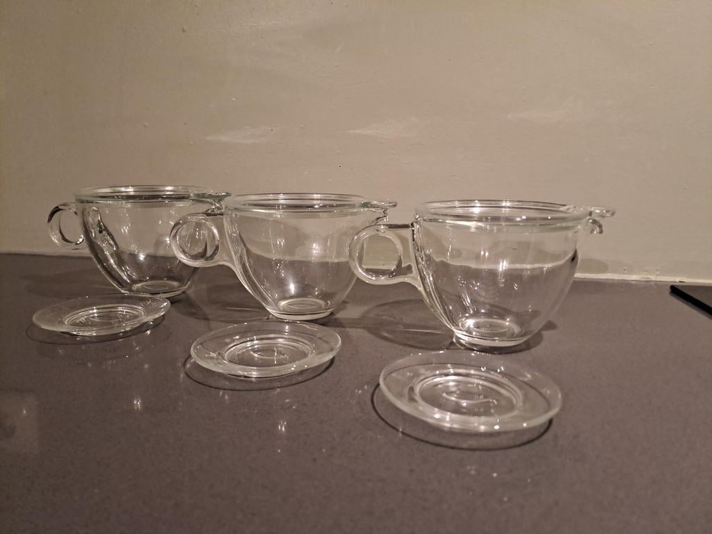 Pickwick tea for one set Douwe Egberts DE theeglas, Huis en Inrichting, Keuken | Servies, Gebruikt, Ophalen of Verzenden, Glas