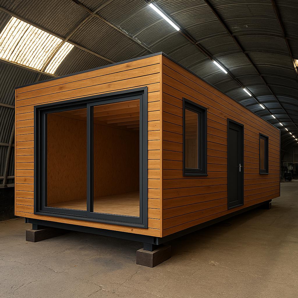 Tuinkamer tuinkantoor, Tuin en Terras, Tuinhuizen, Nieuw, Overige typen, Hout, 500 cm of meer, 200 tot 400 cm, 3 ramen of meer